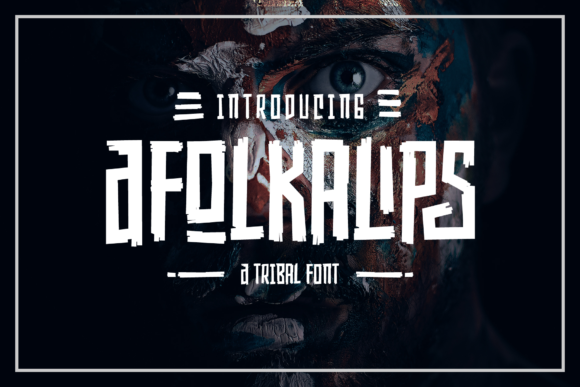Afolkalips: A Display Font for Expressive Editorial Design