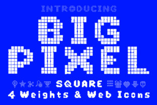 Big Pixel Font: A Bold and Playful Typeface for Creative Products