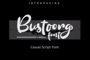 Bustoorg: A Bold Display Font for Small Business Branding