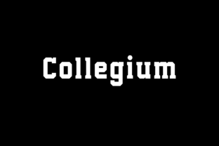 Collegium: A Collegiate Display Font for Modern Branding