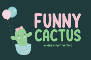 Funny Cactus Font: A Fresh Take on Botanical Web Design