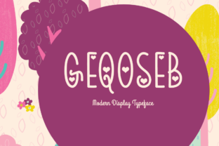 Geqoseb Font: A Modern Display Typeface for Digital Expression