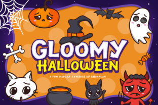 Gloomy Halloween: A Spooky Display Font for Web Designers