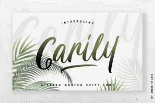 Handwritten Font Carily Brings Fresh Energy to Web Layouts