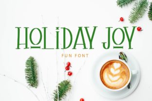Holiday Joy: A Cheerful Display Font for Branding & Packaging