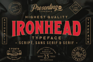 Ironhead Display Font: Bold Typography for Digital Brands