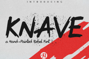 Knave Font: Bold Brush Typeface for Campaigns That Stand Out