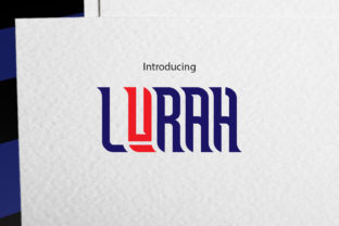 Lurah: A Minimal Uppercase Typeface for Editorial Design