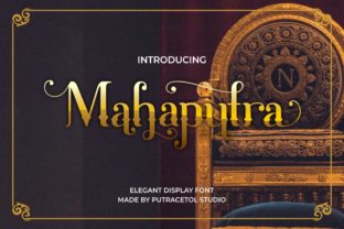 Mahaputra: A Vintage Display Font for Web Designers