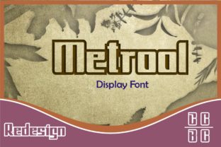 Metrool: A Bold Display Font That Makes Handmade Products Shine