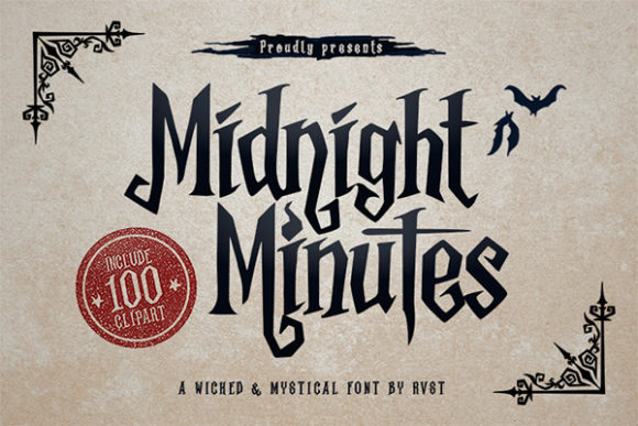 Midnight Minutes: A Gothic Display Font That Makes Small Brands Unforgettable