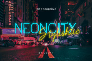 Neoncity: A Vintage Display Font for Small Business Branding