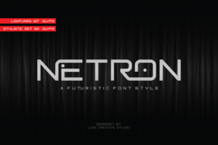Netron Font: A Minimal Futuristic Typeface for Modern Branding