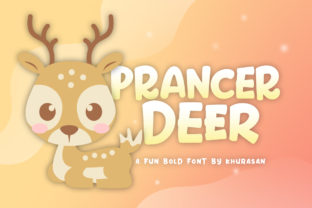 Prancer Deer: A Playful Display Font for Seasonal Web Design
