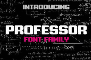 Professor: A Modern Display Font That Feels Made for Handmade