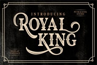 Royal King: A Vintage Display Typeface for Logos & Branding