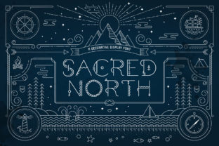 Sacred North Display Font: Scandinavian Elegance in Branding