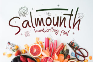 Salmounth: A Playful Handwritten Font for Small Business Branding