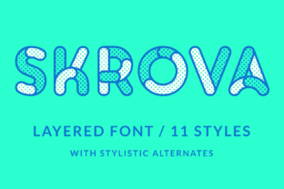 Skrova: A Layered Display Font for Editorial Depth