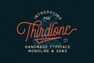 Thirdlone Family: A Display Font That Brings Editorial Warmth
