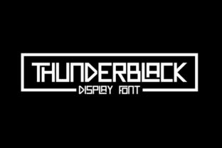 Thunderblack: A Bold Display Typeface for Web Designers