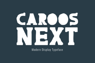 Why Caroos Next Is the Modern Display Font for Digital Design