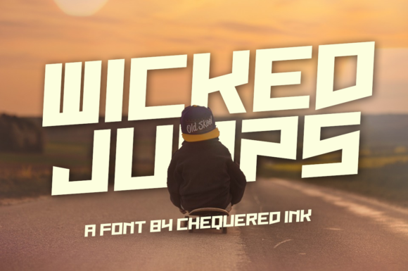 Wicked Jumps: A Display Font That Demands Attention